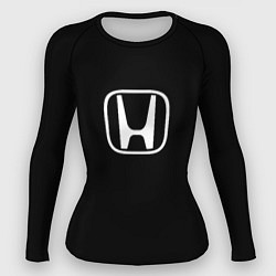 Рашгард женский Honda white logo, цвет: 3D-принт