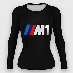 Рашгард женский BMW m1 logo, цвет: 3D-принт