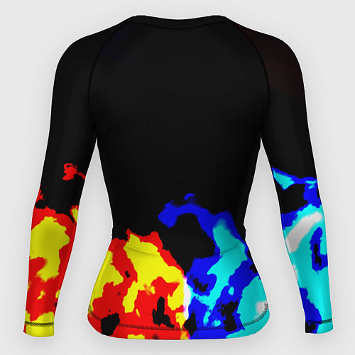 Женский рашгард Horizon zero dawn огненный стиль / 3D-принт – фото 2