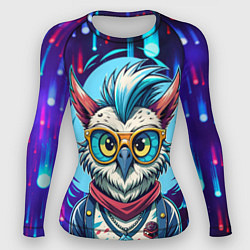Женский рашгард Сова модница на стиле
