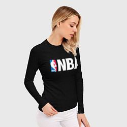 Рашгард женский NBA logo sport, цвет: 3D-принт — фото 2