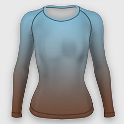 Рашгард женский Текстура градиент, цвет: 3D-принт