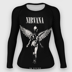 Рашгард женский Nirvana album, цвет: 3D-принт