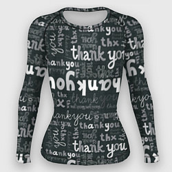 Женский рашгард Thank you thanks