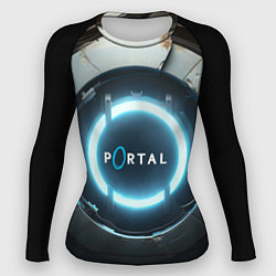 Женский рашгард Portal logo game