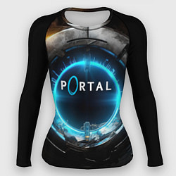 Женский рашгард Portal логотип игры