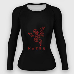 Женский рашгард Razer red logo