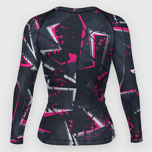 Женский рашгард Яркий абстрактный узор для спорта / 3D-принт – фото 2
