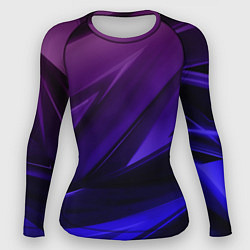 Женский рашгард Абстракция из градиента и линий