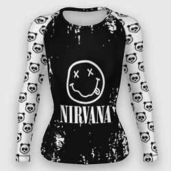 Рашгард женский Nirvana teddy, цвет: 3D-принт