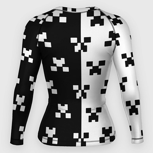 Женский рашгард Minecraft pattern love / 3D-принт – фото 2