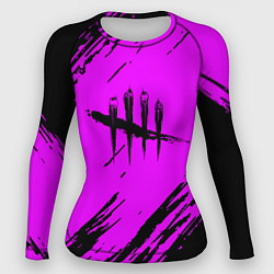 Рашгард женский Dead by daylight краски абстракция, цвет: 3D-принт