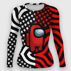 Женский рашгард Among us usa style
