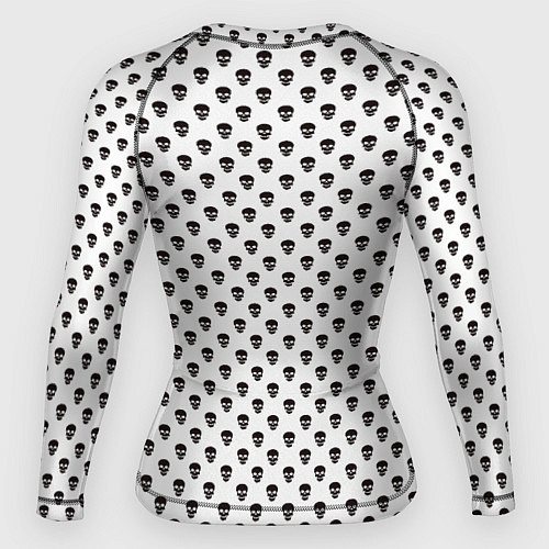Женский рашгард Паттерн с черепами / 3D-принт – фото 2