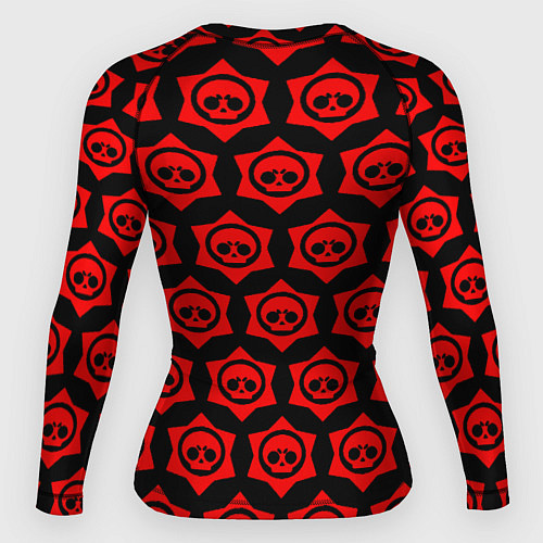 Женский рашгард Among us pattern brawl stars / 3D-принт – фото 2