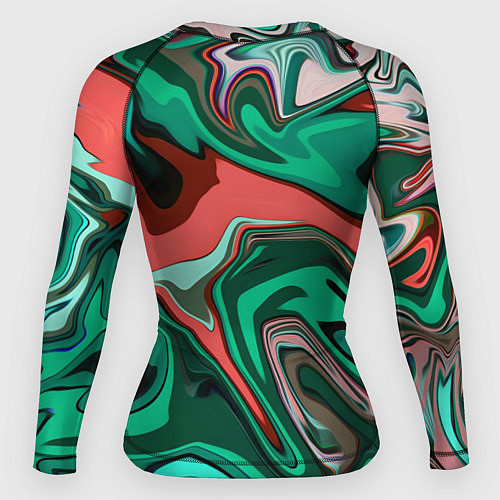 Женский рашгард Gamer - лого череп с игровым джойстиком / 3D-принт – фото 2