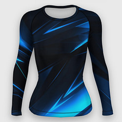 Женский рашгард Грани неоновые текстура