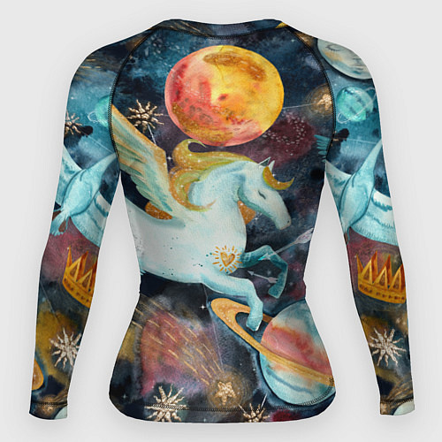 Женский рашгард Созвездие пегас / 3D-принт – фото 2