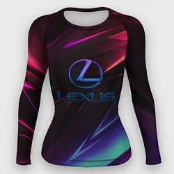 Рашгард женский Lexus stripes, цвет: 3D-принт