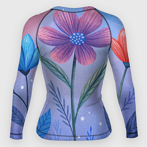 Женский рашгард Алина объемные розы / 3D-принт – фото 2