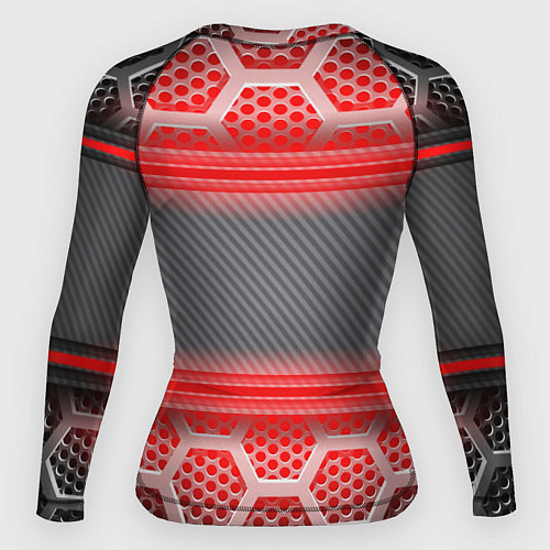 Женский рашгард BMW текстура мотор / 3D-принт – фото 2