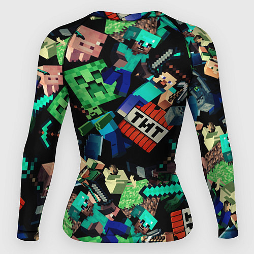 Женский рашгард Главные герои из Майнкрафт / 3D-принт – фото 2