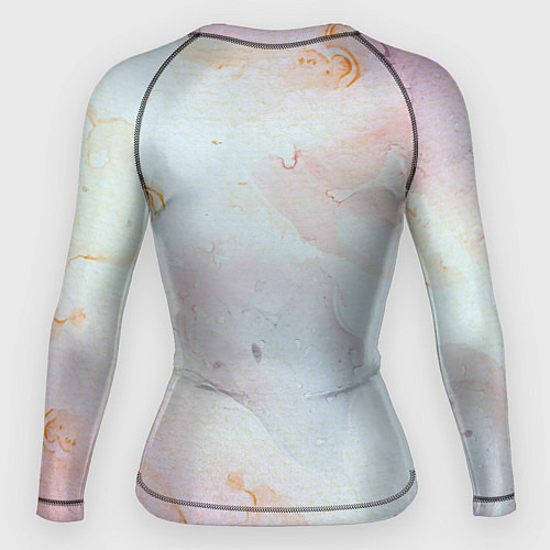 Женский рашгард Маяк у моря на закате в отпечатке пальца / 3D-принт – фото 2