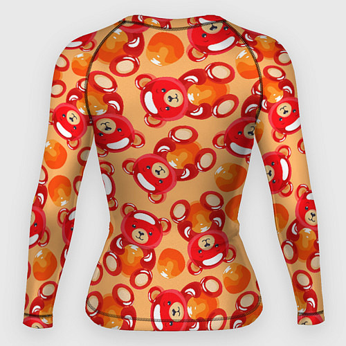 Женский рашгард Медовые мишки / 3D-принт – фото 2