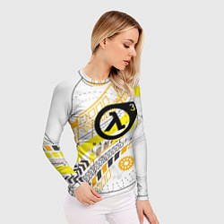 Рашгард женский Half life 3 механика, цвет: 3D-принт — фото 2