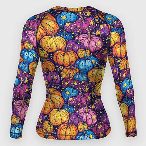 Женский рашгард Тыквенный урожай / 3D-принт – фото 2