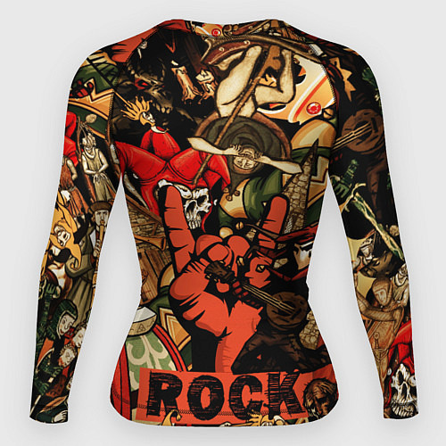 Женский рашгард Король и шут рок средневековья / 3D-принт – фото 2