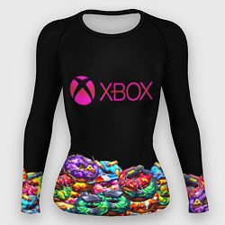Рашгард женский Xbox пончики, цвет: 3D-принт