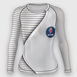 Женский рашгард Saab metal texture