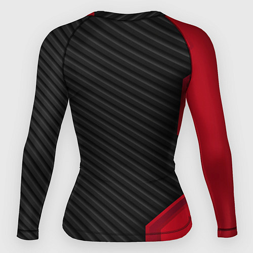 Женский рашгард FIAT текстура метал / 3D-принт – фото 2