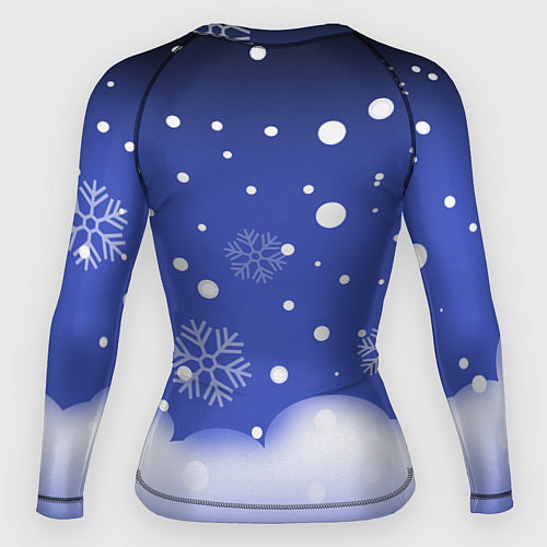 Женский рашгард Ъуъ - Новый год / 3D-принт – фото 2
