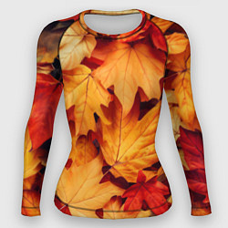 Женский рашгард Осенние кленовые листья