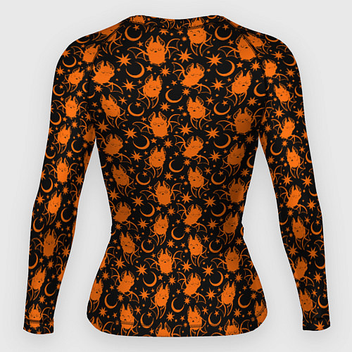Женский рашгард Летучие мыши - хэллоуин / 3D-принт – фото 2