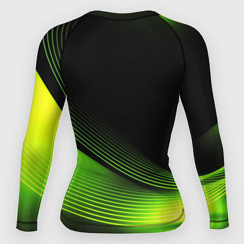 Женский рашгард Doom абстракция кислотная / 3D-принт – фото 2
