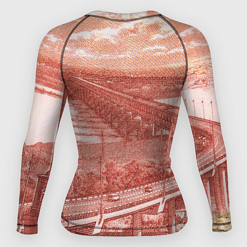 Женский рашгард Любимый Хабаровск 5000 / 3D-принт – фото 2