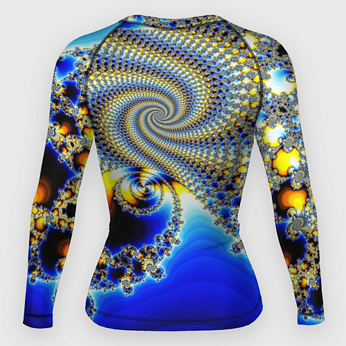 Женский рашгард Фрактальный психоделики узор / 3D-принт – фото 2