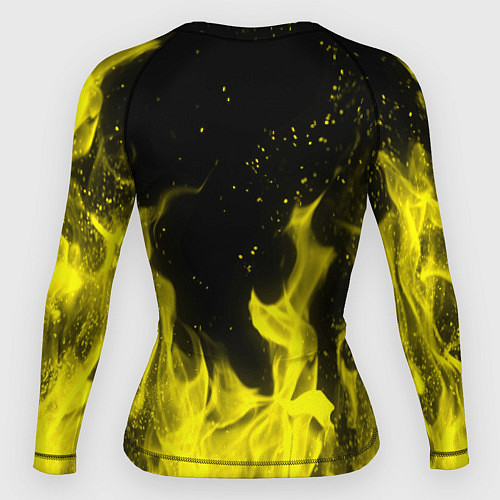 Женский рашгард PUBG fire yellow / 3D-принт – фото 2