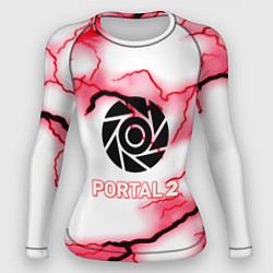 Рашгард женский Portal storm, цвет: 3D-принт