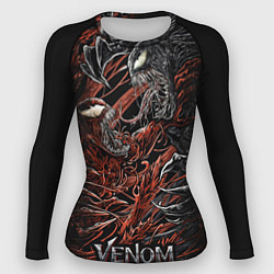 Рашгард женский Venom vs Carnage, цвет: 3D-принт