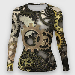 Рашгард женский Шестерёнка, цвет: 3D-принт
