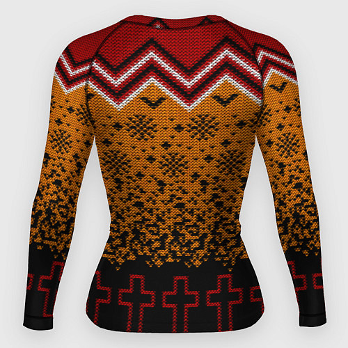 Женский рашгард Metallica christmas ugly sweater / 3D-принт – фото 2