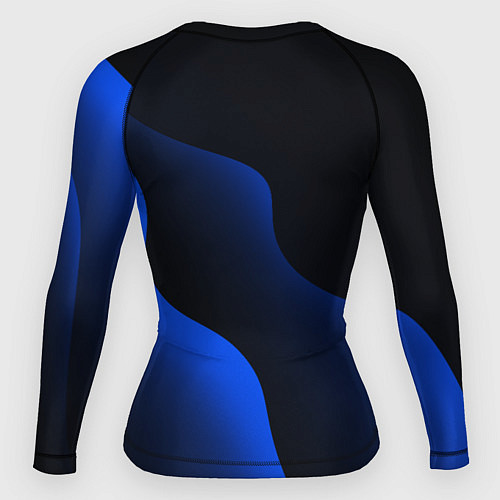 Женский рашгард Субару - синие волны / 3D-принт – фото 2