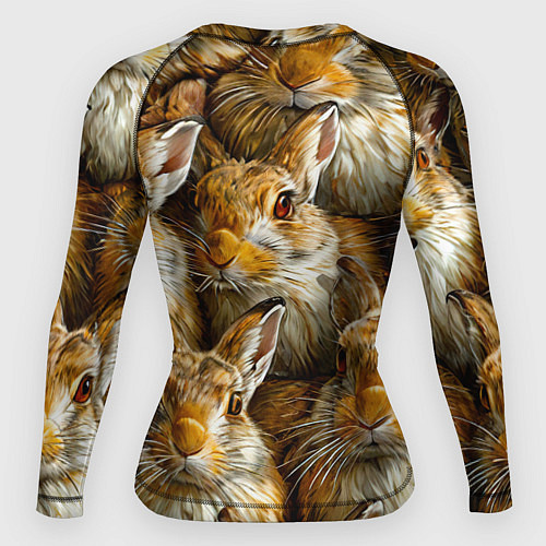 Женский рашгард Зайцы / 3D-принт – фото 2