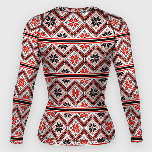 Женский рашгард Этническая вышивка / 3D-принт – фото 2