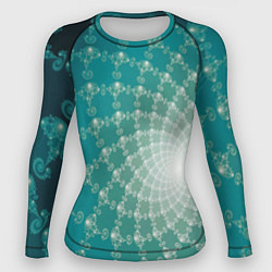 Рашгард женский Фрактальная абстракция, цвет: 3D-принт