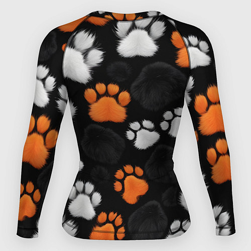 Женский рашгард Мохнатые лапки / 3D-принт – фото 2
